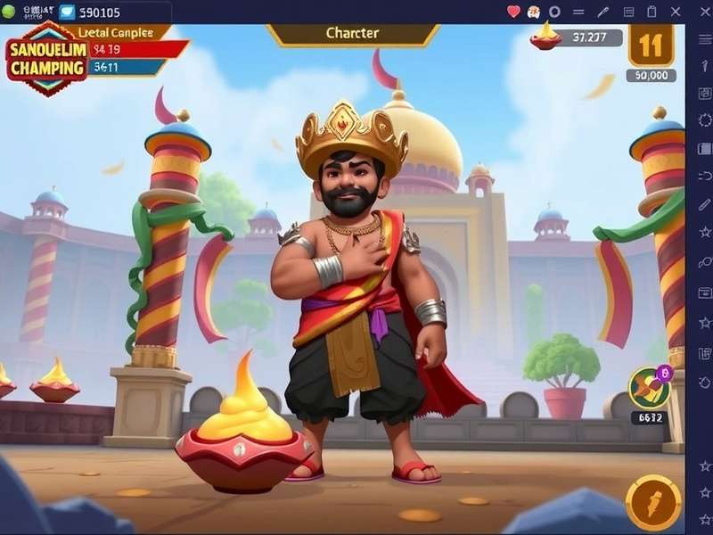 Sanquelim Champion gameplay screenshot showing character and environment